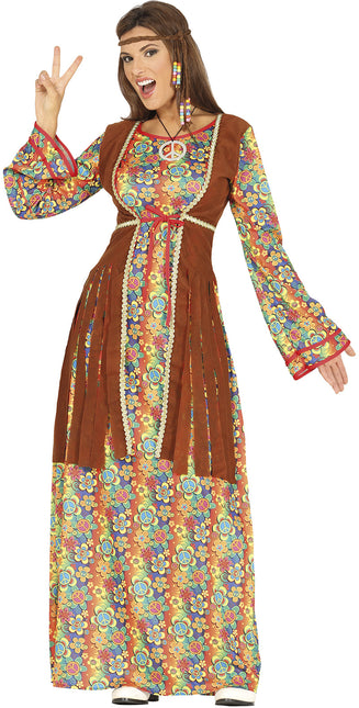 Hippie 60S Kostuum Dames Bloemen