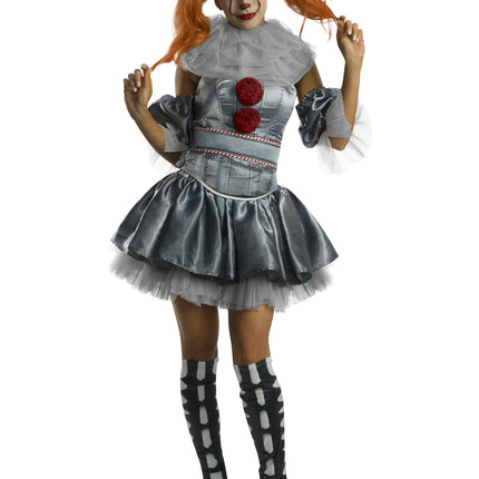 Halloween Kostuum Pennywise It Dames