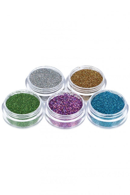 Gekleurde Glitter Tattoo Set Waterproef 5st