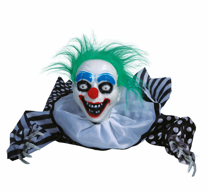 Halloween Tafeldecoratie Clown Met Licht En Geluid 65cm