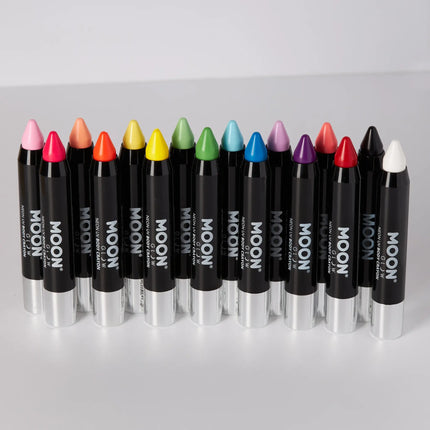 Moon Glow Pastel Neon UV Body Crayons Pastel Orange 3.2g