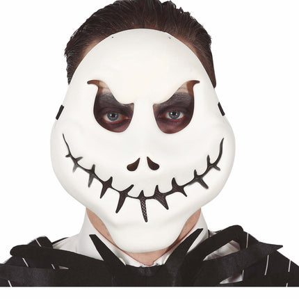 Witte Halloween Masker Spook