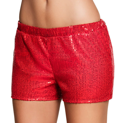 Rood Glitter Broekje M