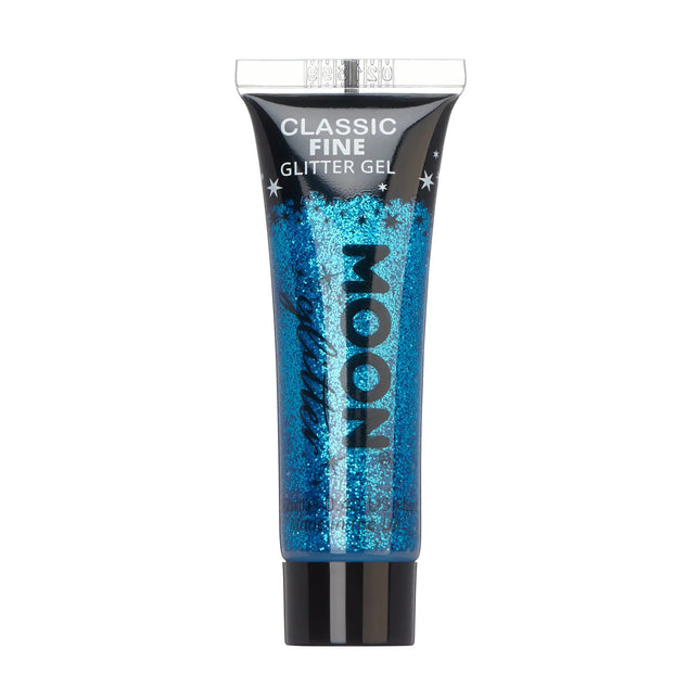 Moon Glitter Classic Fine Glitter Gel Blue 12ml