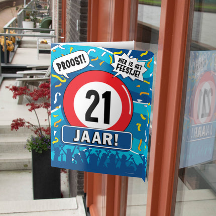 Raambord 21 jaar 60cm