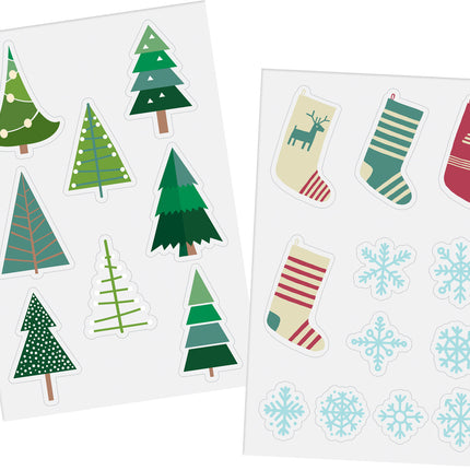 Kerst Raamsticker 20st