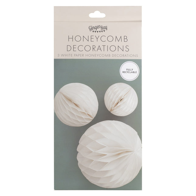 Witte Honeycomb 3st