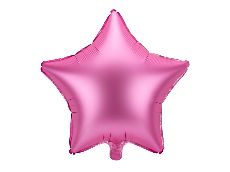 Helium Ballon Ster Roze Leeg 48cm