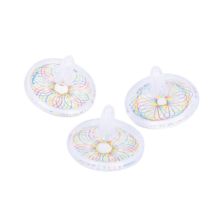 Uitdeelcadeautjes Tollen Glow In The Dark 3cm 8st