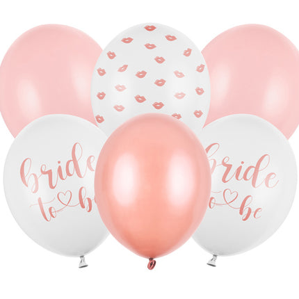 Ballonnen Bride To Be Mix 30cm 6st