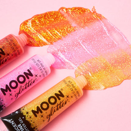 Moon Glitter Iridescent Fine Glitter Gel Pink 12ml