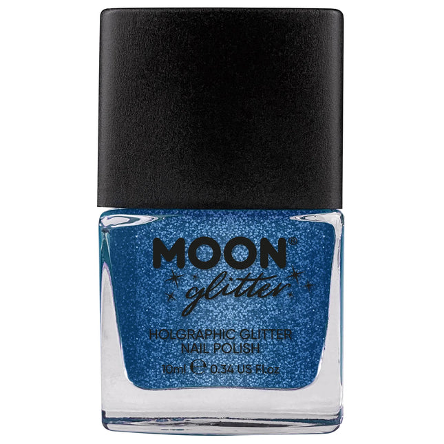 Moon Glitter Holographic Nail Polish Blue 14ml