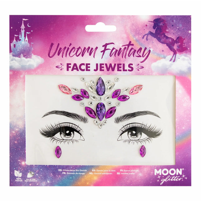 Moon Glitter Face Jewels Unicorn Fantasy