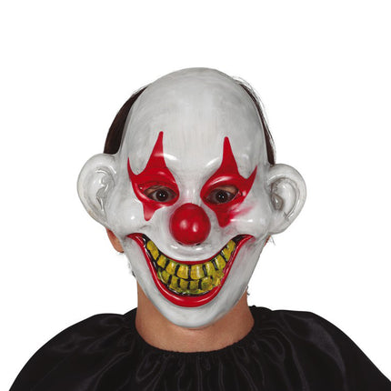 Halloween Clowns Masker Wit