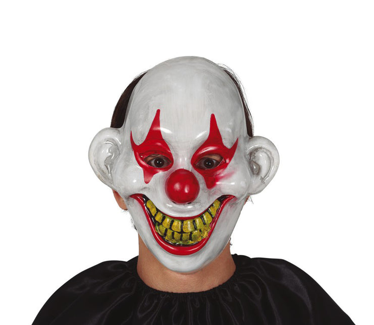 Halloween Clowns Masker Wit