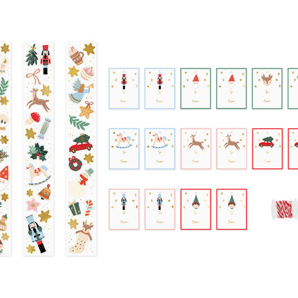 Kerst Stickers 52st