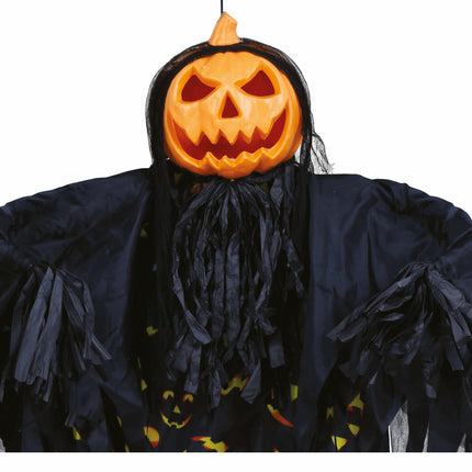 Halloween Hangdecoratie Pompoen Met Licht En Geluid 1,8m