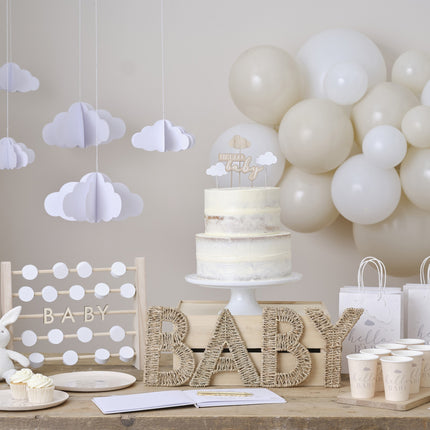 Wanddecoratie Baby Riet