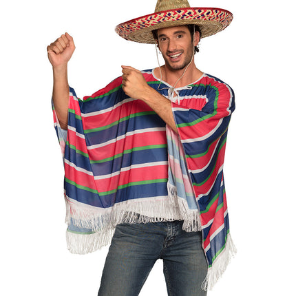 Mexicaanse Poncho Deluxe M/L