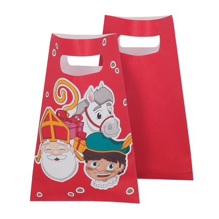 Sinterklaas Uitdeelzakjes Papier 23cm 10st