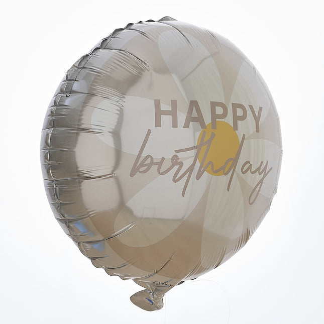 Happy Birthday Helium Ballon Madelief Leeg