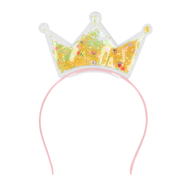Prinses Haarband Glitter Kroon