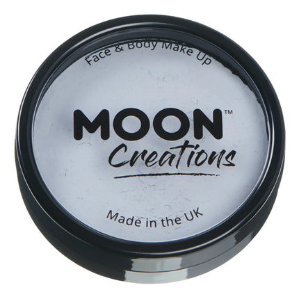 Moon Creations Pro Face Paint Cake Pots Light Grey 36g