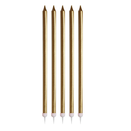 Gouden Kaarsen 17cm 24st