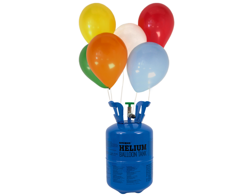Helium Tank met 30 Ballonnen en Lint