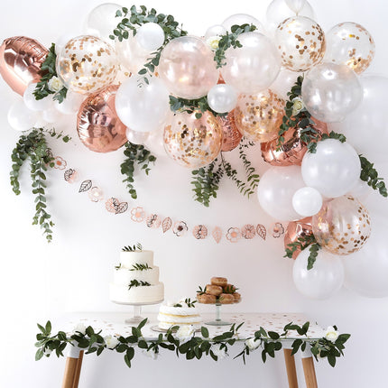 Rose Gouden Ballonnenboog DIY Set