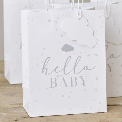 Uitdeeltasjes Hello Baby 15cm 5st