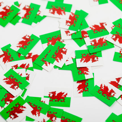 Wales Tafelconfetti Papier 150st