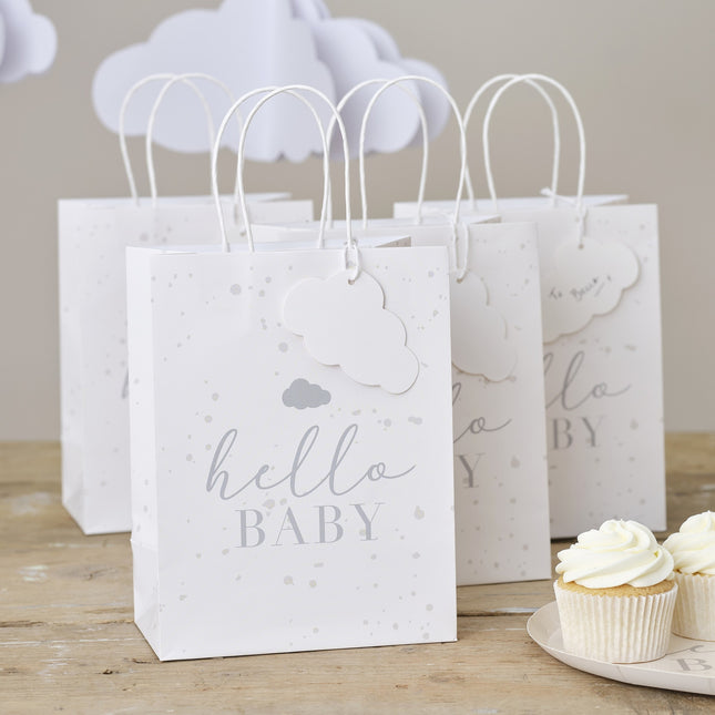 Uitdeeltasjes Hello Baby 15cm 5st