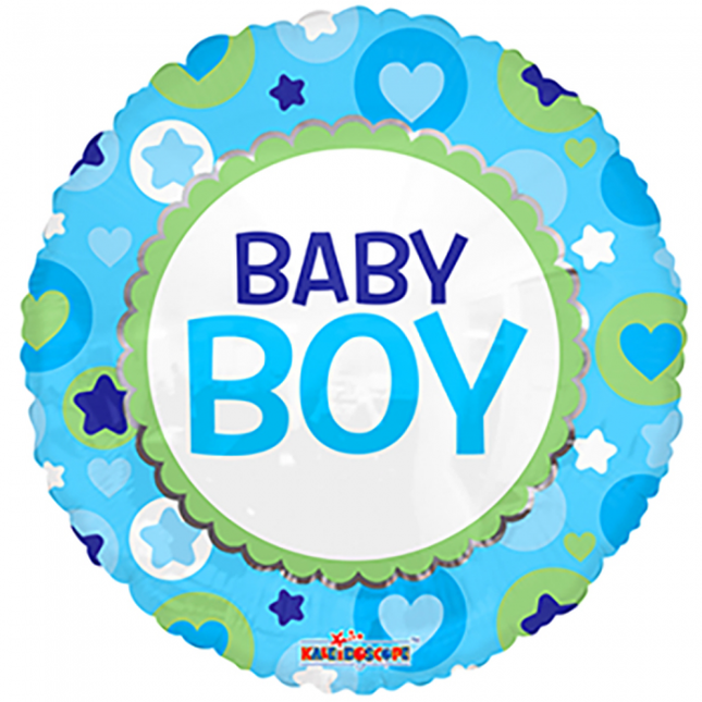 Helium Ballon Geboorte Baby Boy 45cm leeg