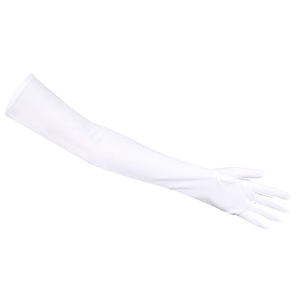 Witte Handschoenen Lang 40cm