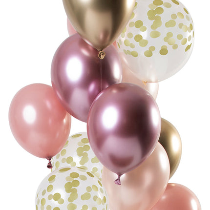 Gouden Ballonnen Set 30cm 12st