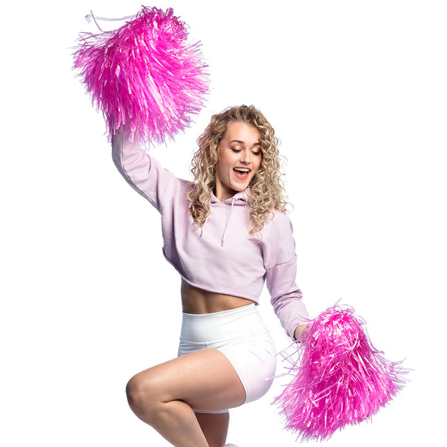 Cheerleader Pompon Roze