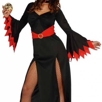 Halloween Kostuum Dames Heks Rood