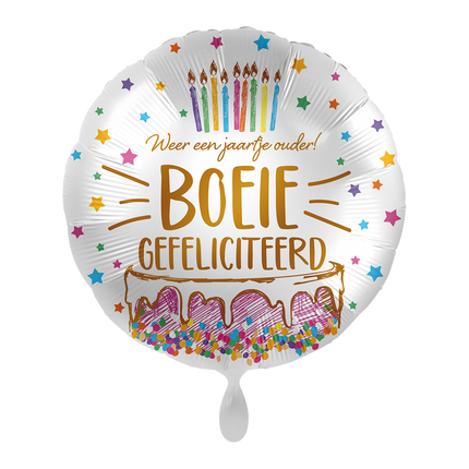 Helium Ballon Weer een jaartje ouder! - Boeie - Gefeliciteerd