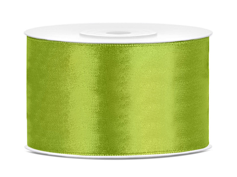 Satijn Lint Lime Groen 38mm 25m