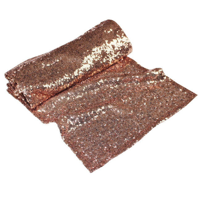 Rose Gouden Tafelloper Glitter 2,75m