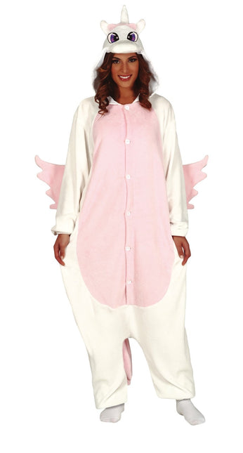 Unicorn Onesie Roze L