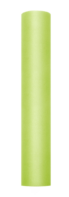 Licht Groene Tule Rol 30cm 9m