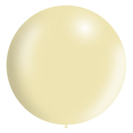 Ivoorkleur Reuze Ballon XL Metallic 91cm