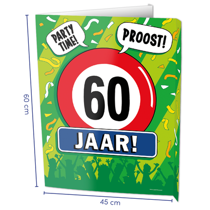 Raambord 60 jaar 60cm