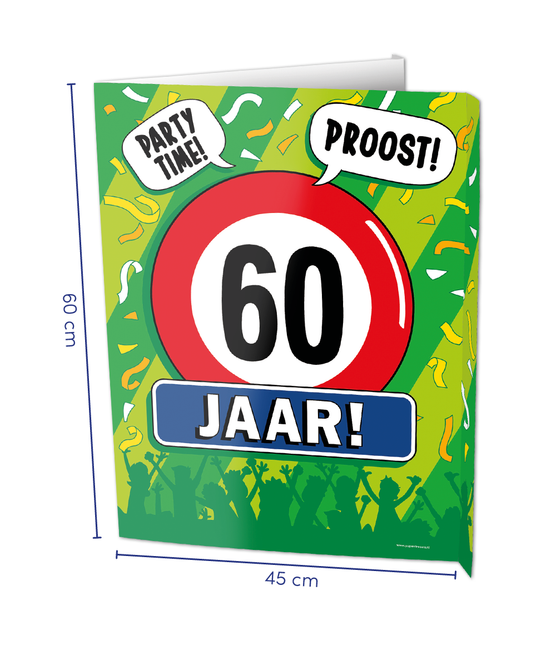 Raambord 60 jaar 60cm