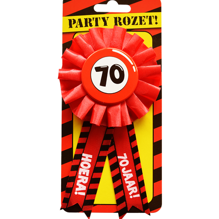 Rozet Hoera 70 Jaar Hoera