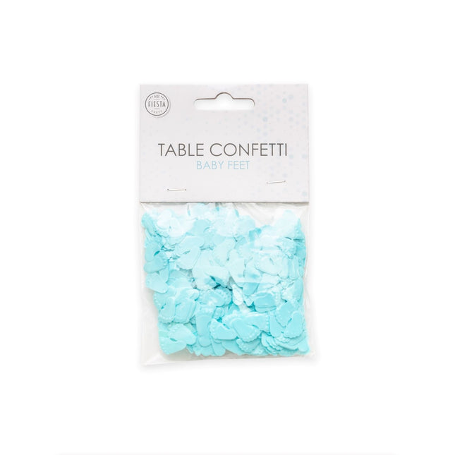 Tafelconfetti Baby Voeten Blauw