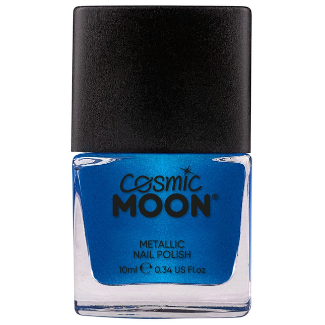 Cosmic Moon Metallic Nail Polish Blue 14ml