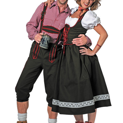 Dirndl Jurk Oktoberfest Lang Groen